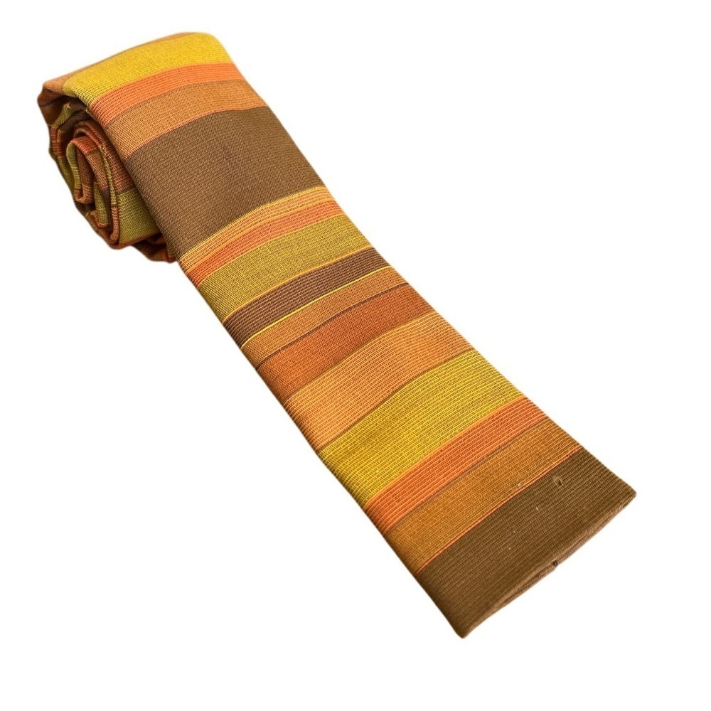 Elegant Striped Tie 👔 Warm Tones